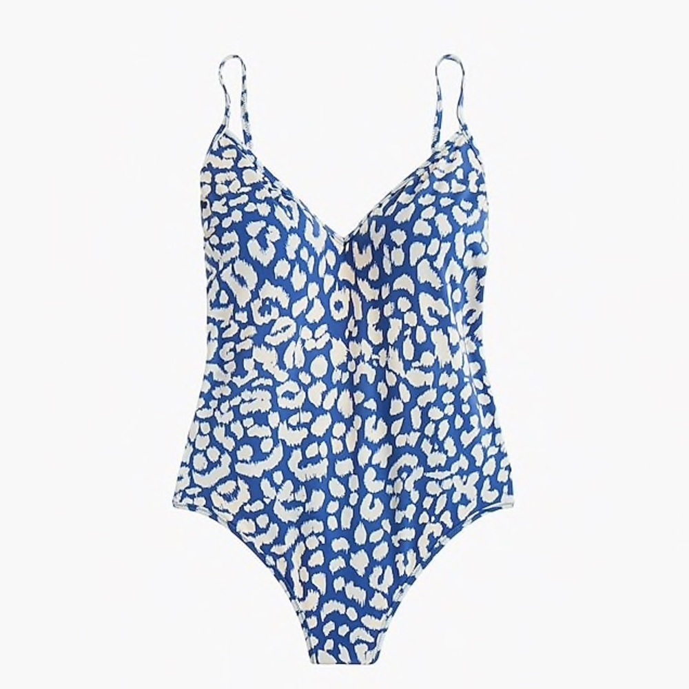 J Crew Cross Back One Piece Swimsuit